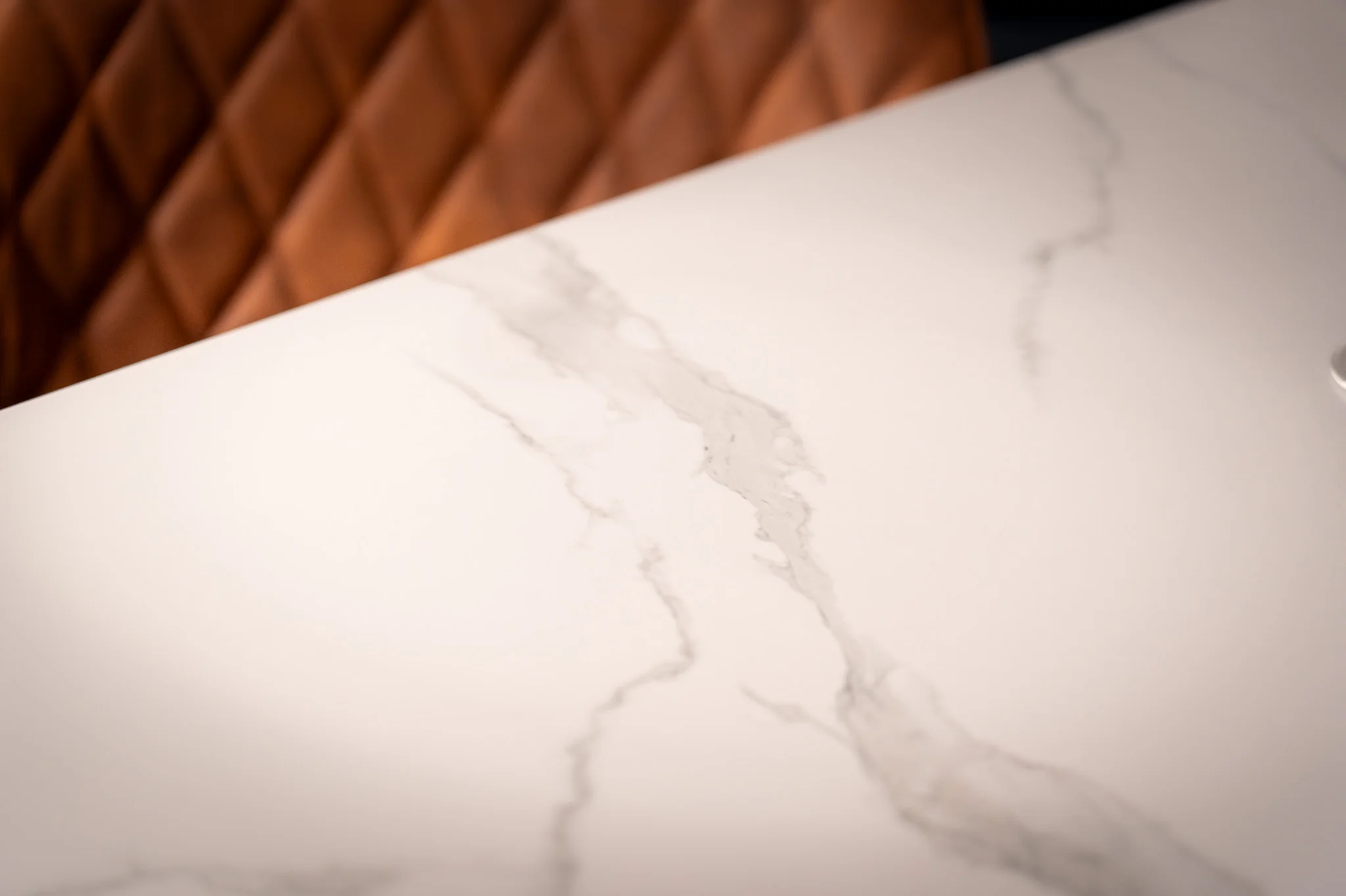 Sintered Stone Dining Table 180cm – Eleganza White Marble - Image 7