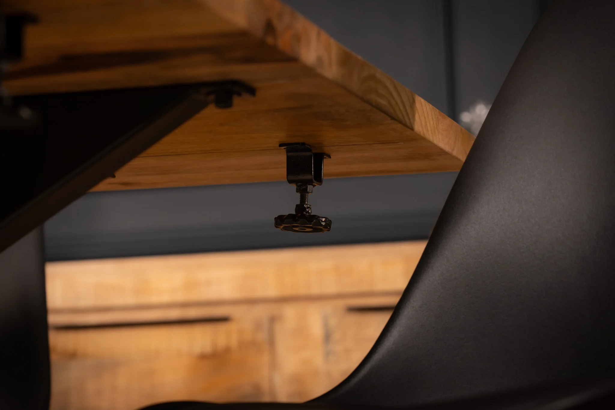 Solid Mango Wood Extendable Dining Table 160-240cm – Galaxie Spider Frame - Image 10