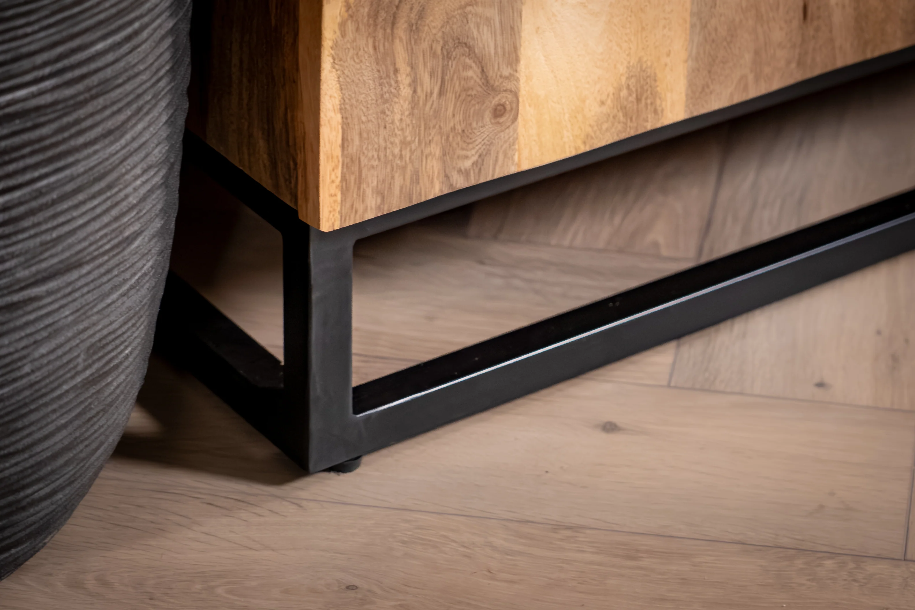 Solid Mango Wood Sideboard Natural Brown 177 cm – Sunset - Image 10