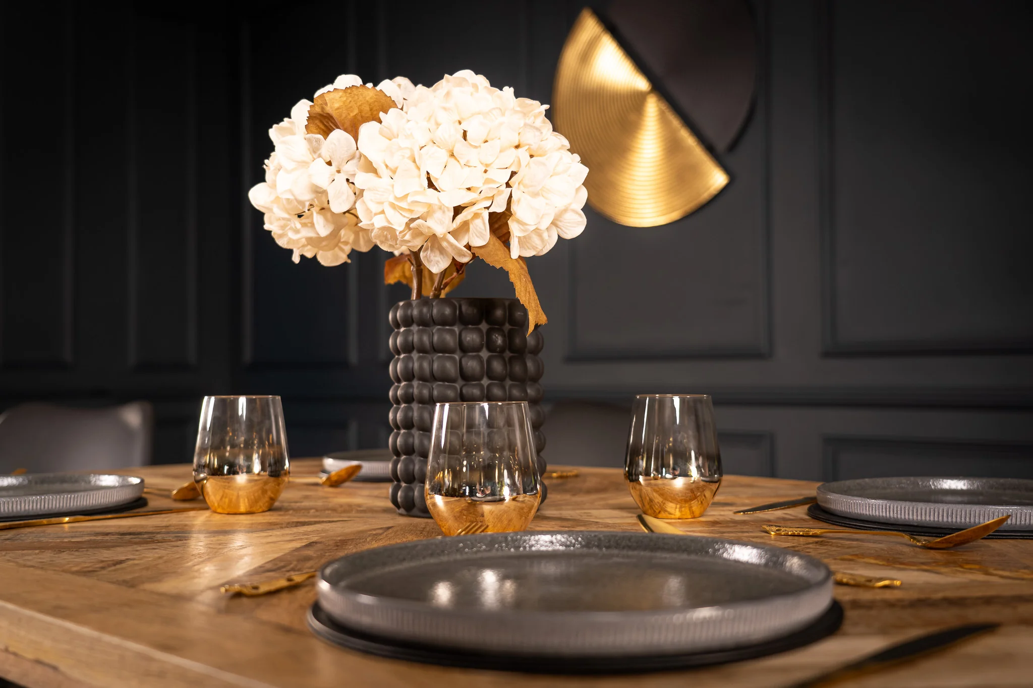 Solid Mango Wood Industrial Dining Table 160cm – Artwood Home X Frame - Image 7