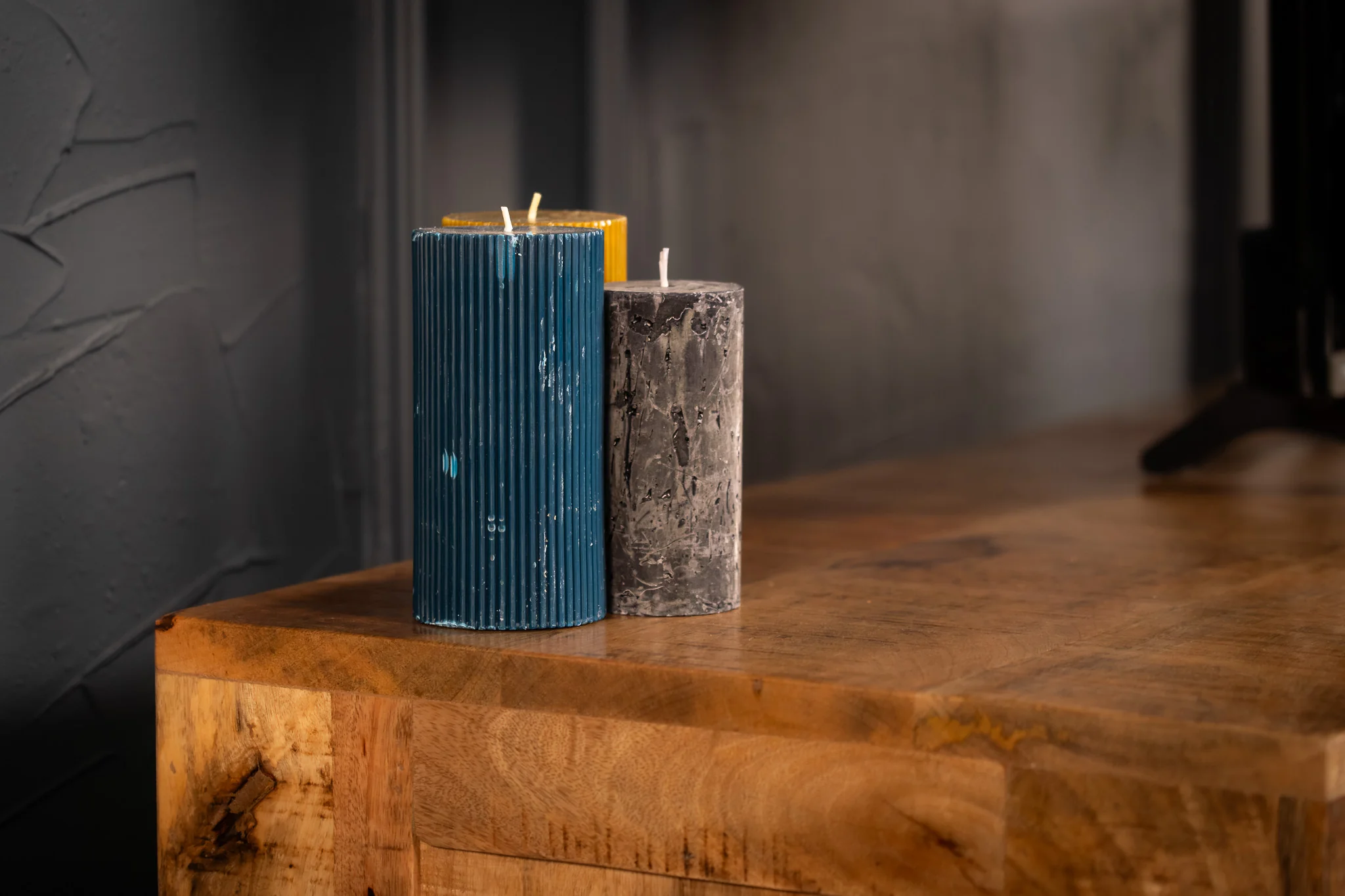 Solid Mango Wood TV Unit 170 cm – Woodland 3 Drawer Natural Brown - Image 5