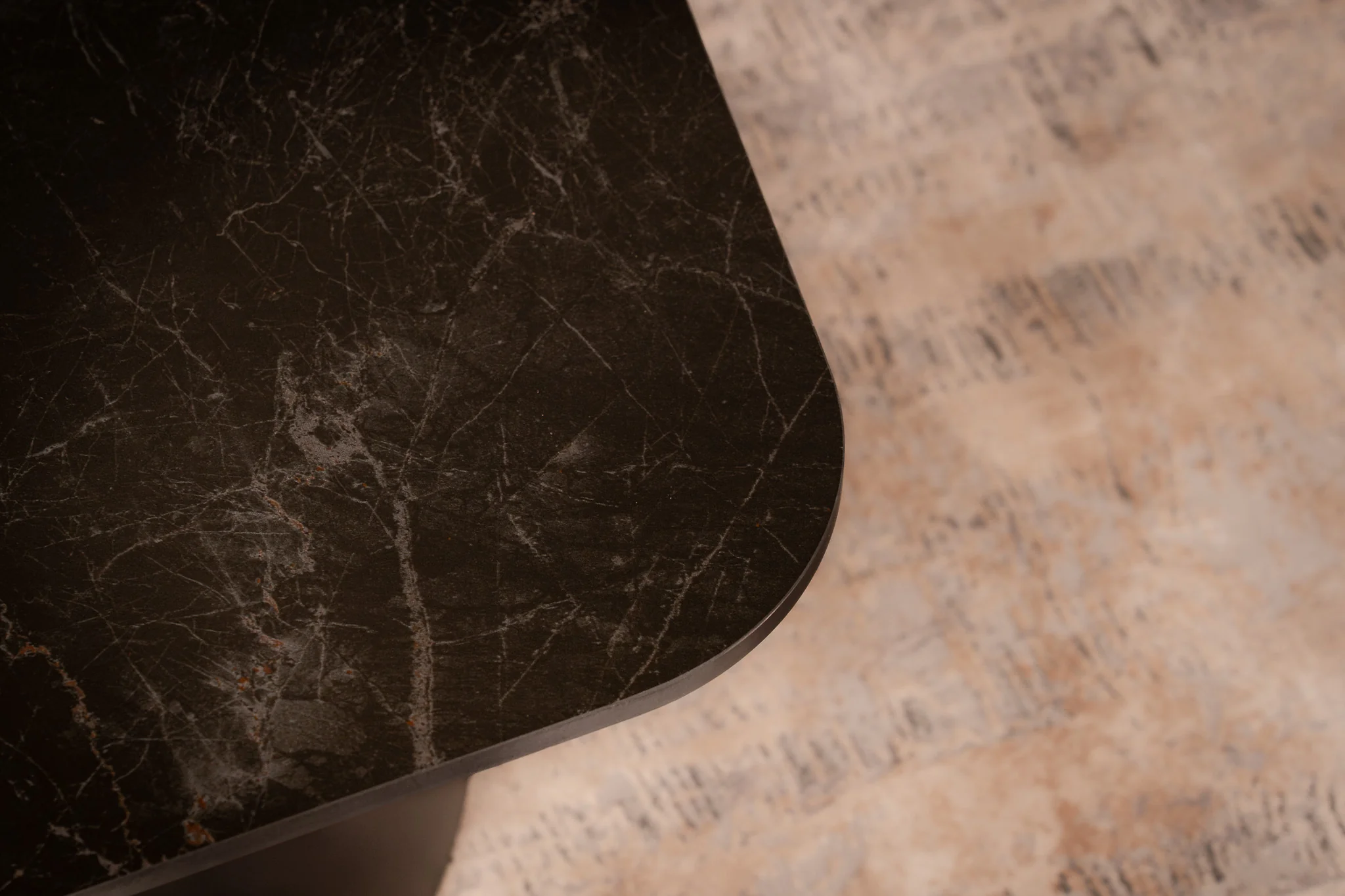 Sintered Stone Coffee Table Black Marble 135 cm – Marvellous - Image 7