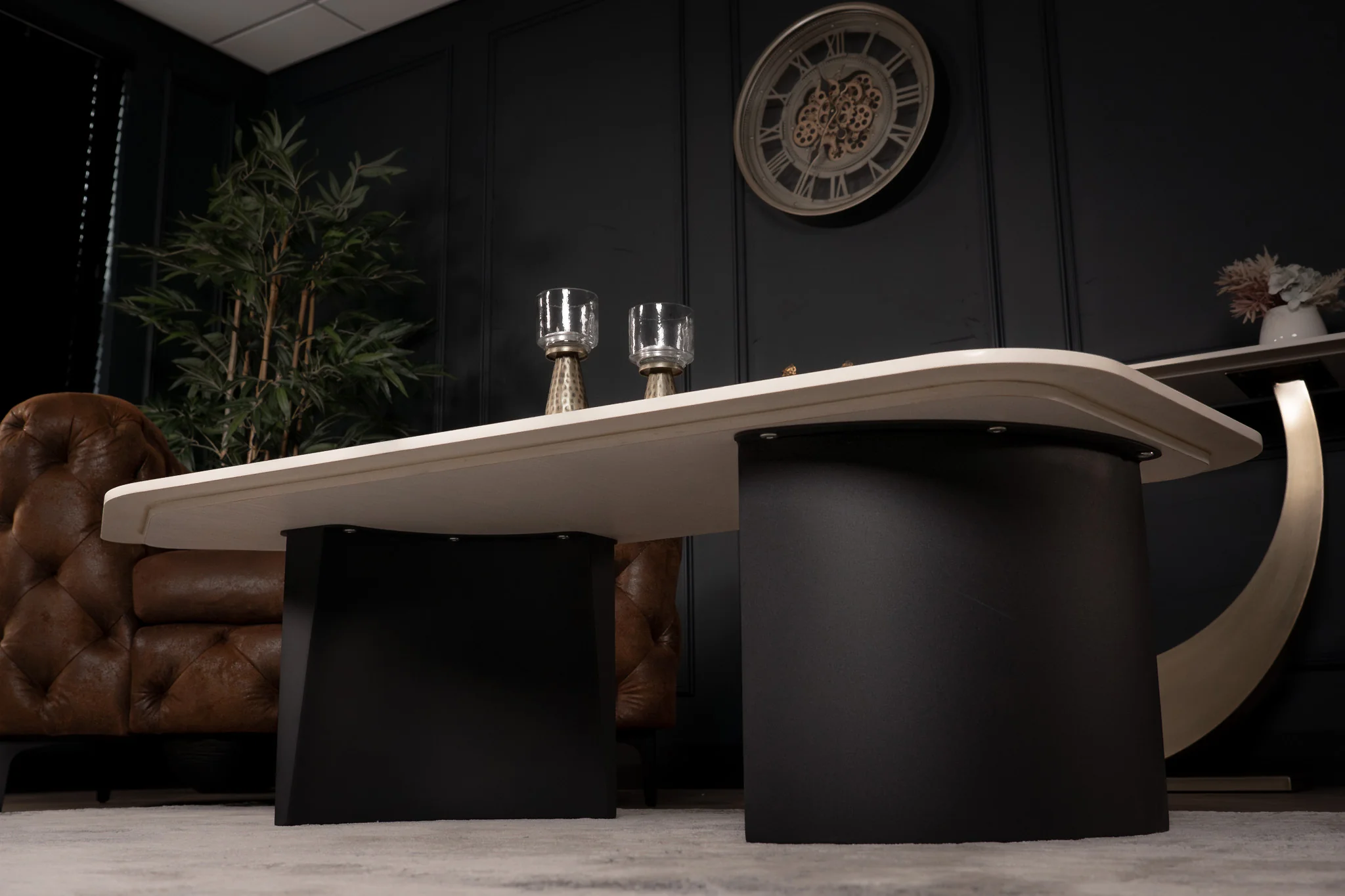 Sintered Stone Coffee Table White Marble 135 cm – Marvellous - Image 5