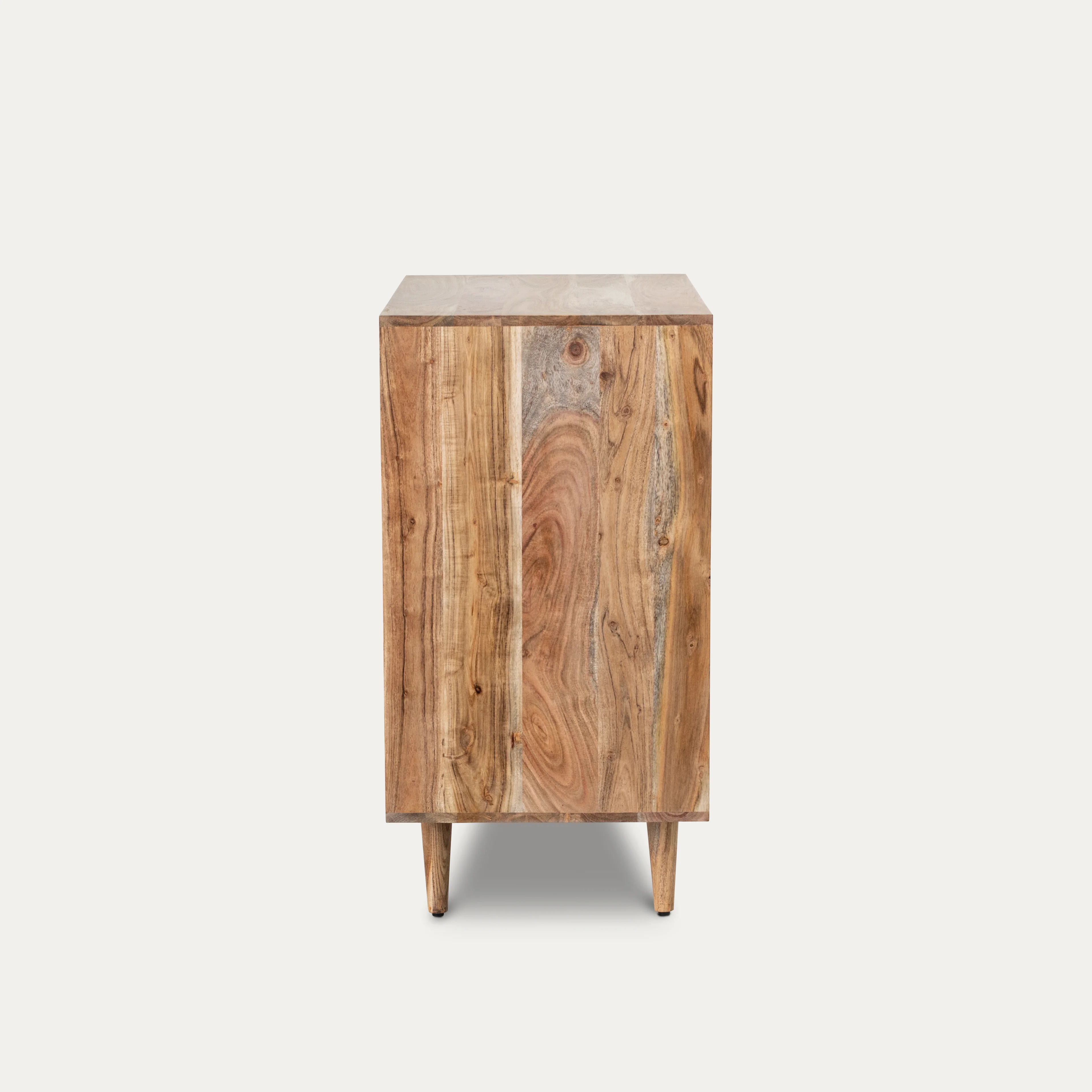 Solid Acacia Wood Bar Cabinet 76 cm – Hive Natural Brown - Image 15