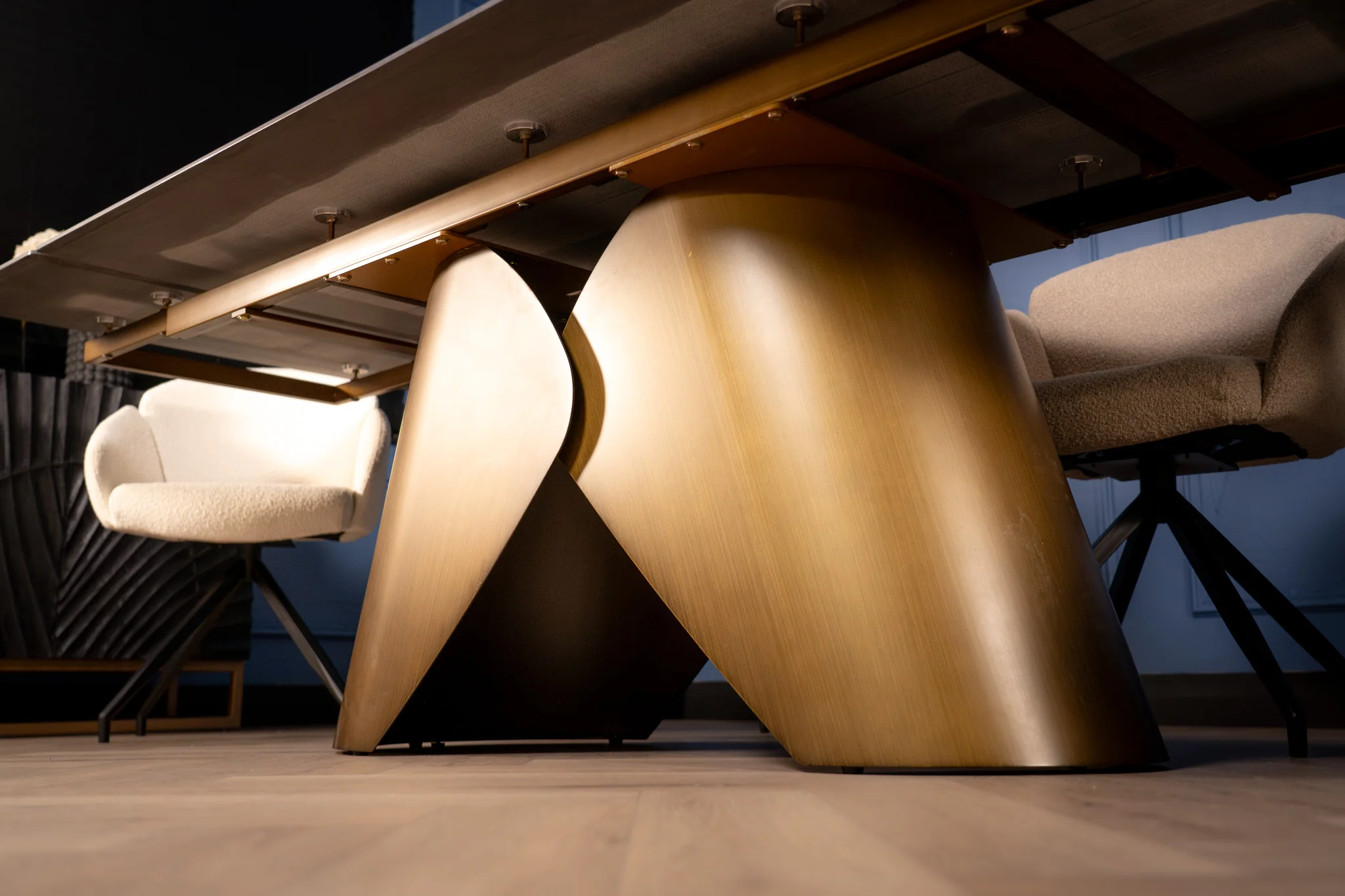 Extendable Sintered Stone Dining Table 180-260cm – Nemesis Black Manhattan - Image 4