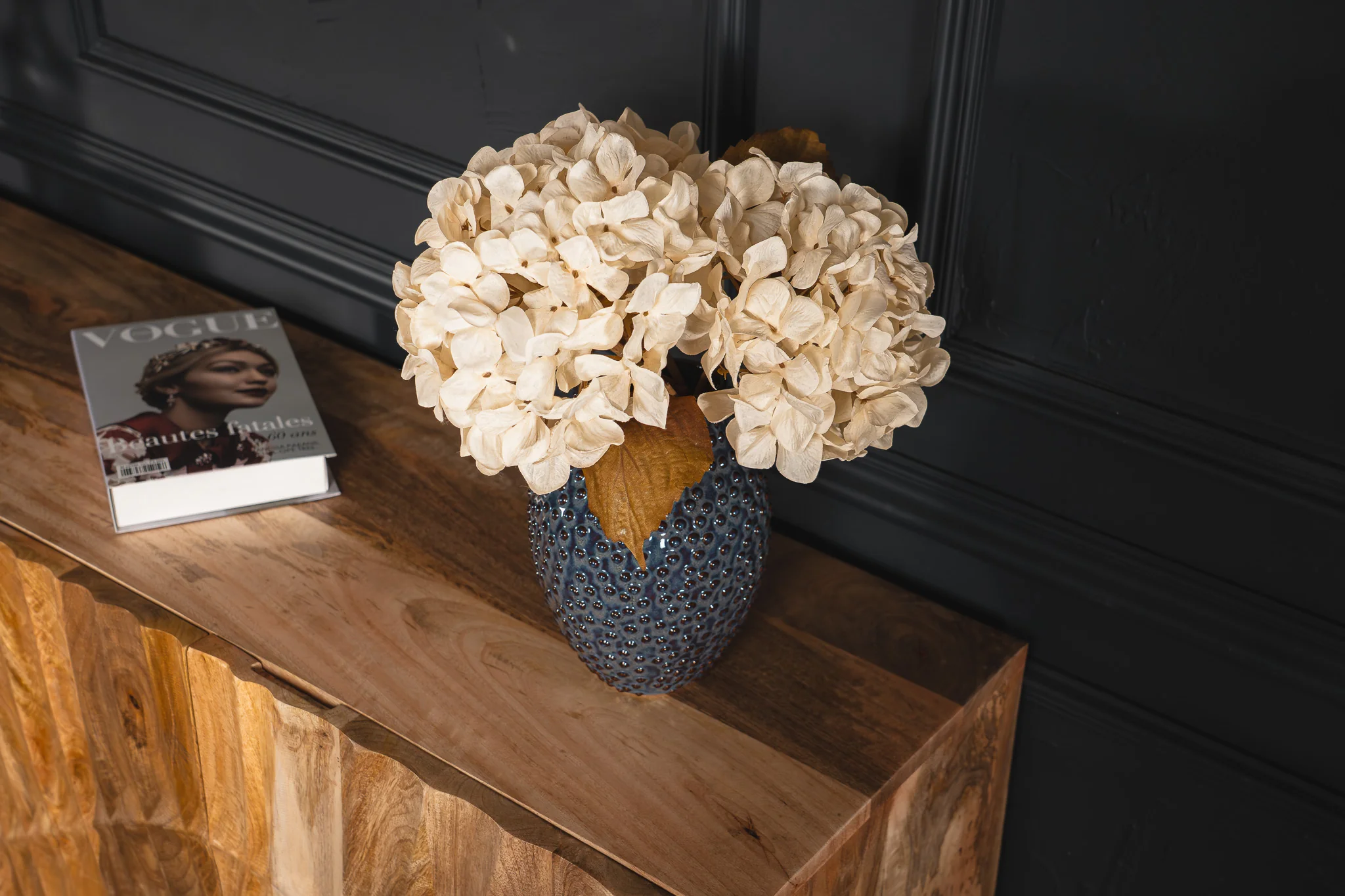 Solid Mango Wood Sideboard Natural Brown 140 cm – Scorpion 3D Carved Fronts - Image 7