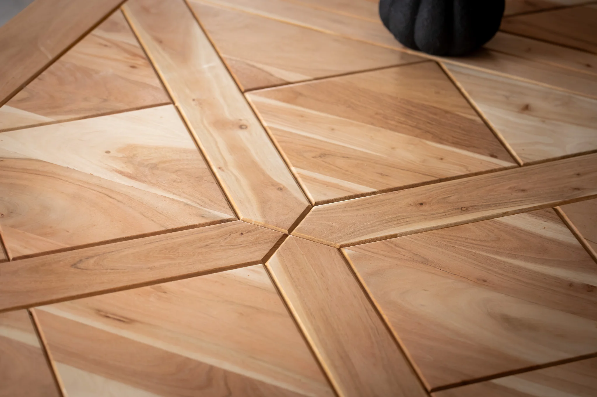 Solid Acacia Wood Dining Table 190cm – Venice U-Leg Frame - Image 4